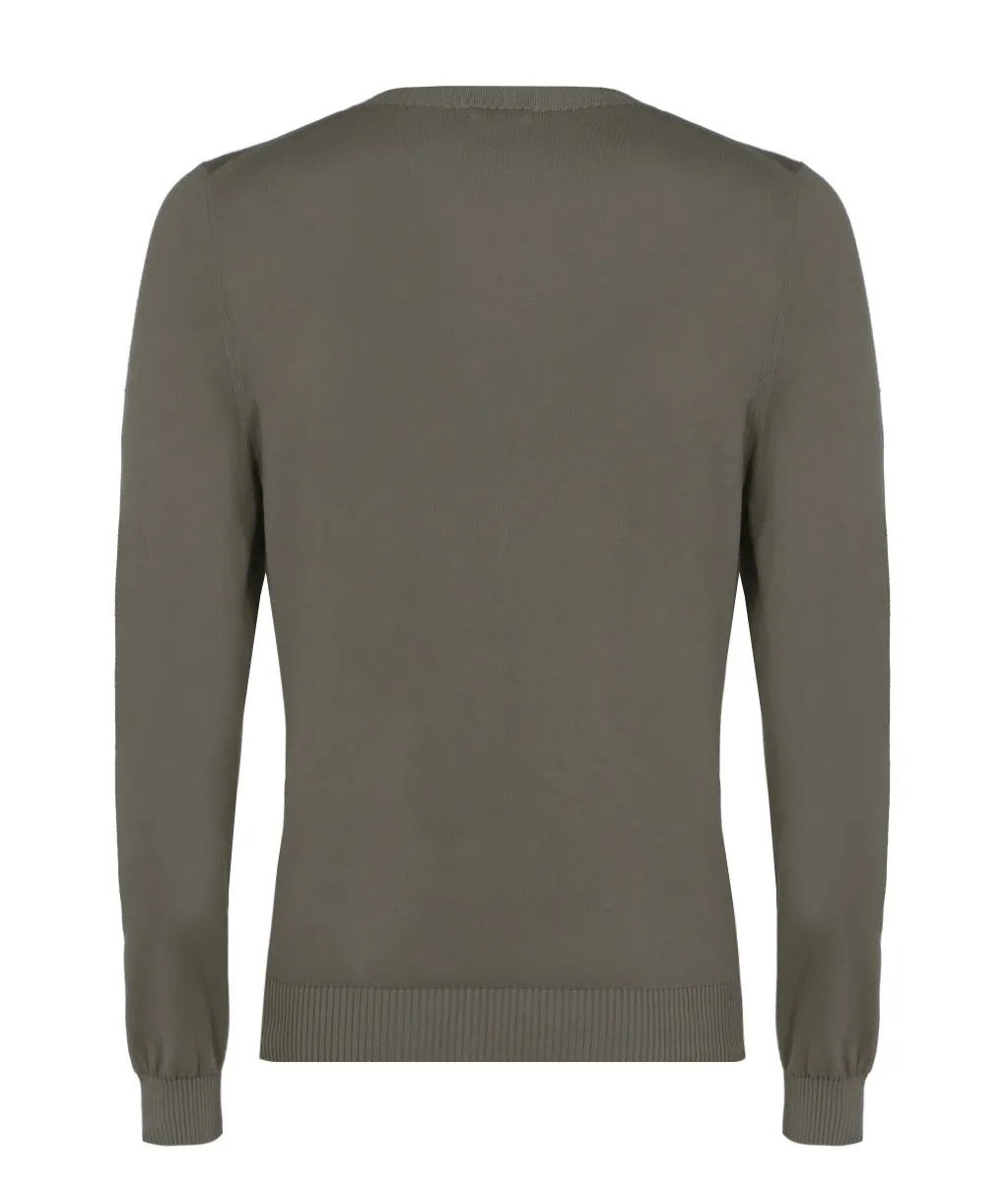 Malo Crewneck Straight Hem Knitted Jumper