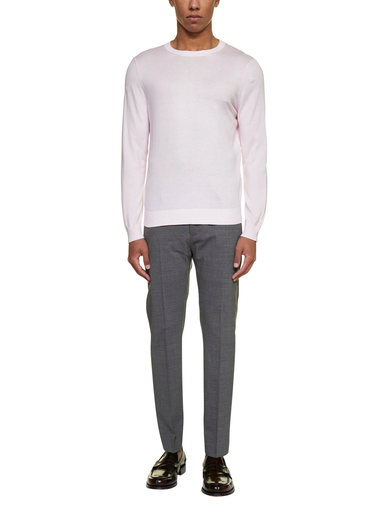 Malo Crewneck Straight Hem Knitted Jumper