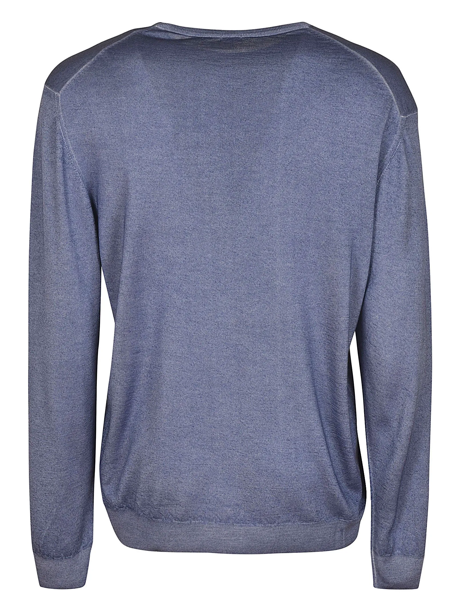 Malo Long Sleeved Crewneck Knitted Sweater