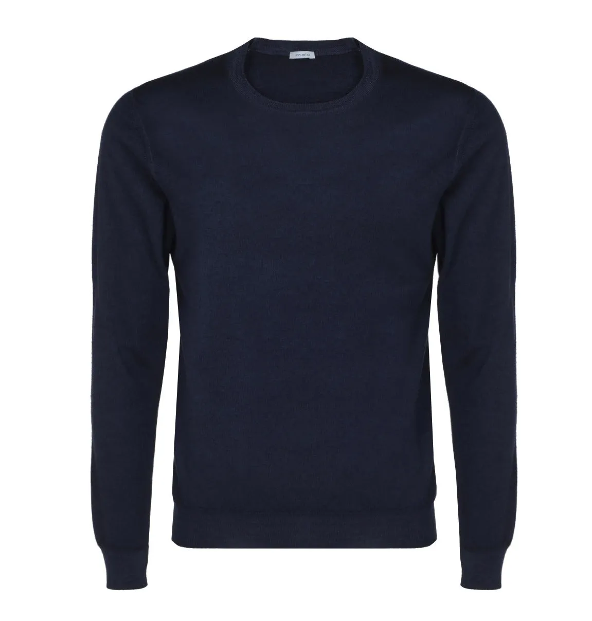 Malo Long Sleeved Crewneck Knitted Sweater