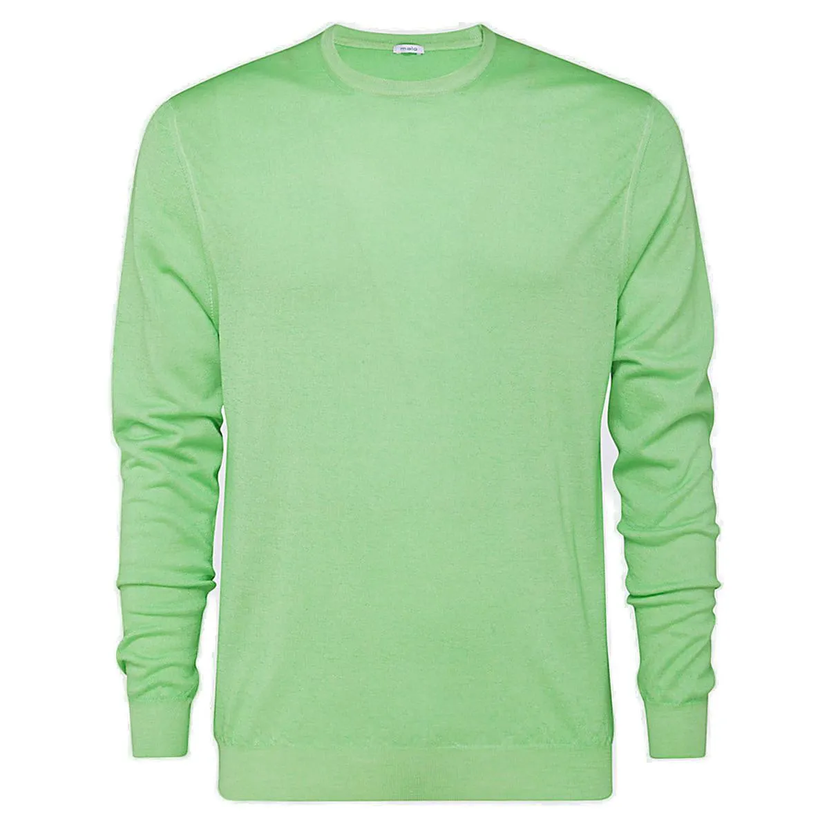Malo Long Sleeved Crewneck Knitted Sweater