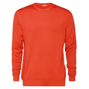 Malo Long Sleeved Crewneck Knitted Sweater