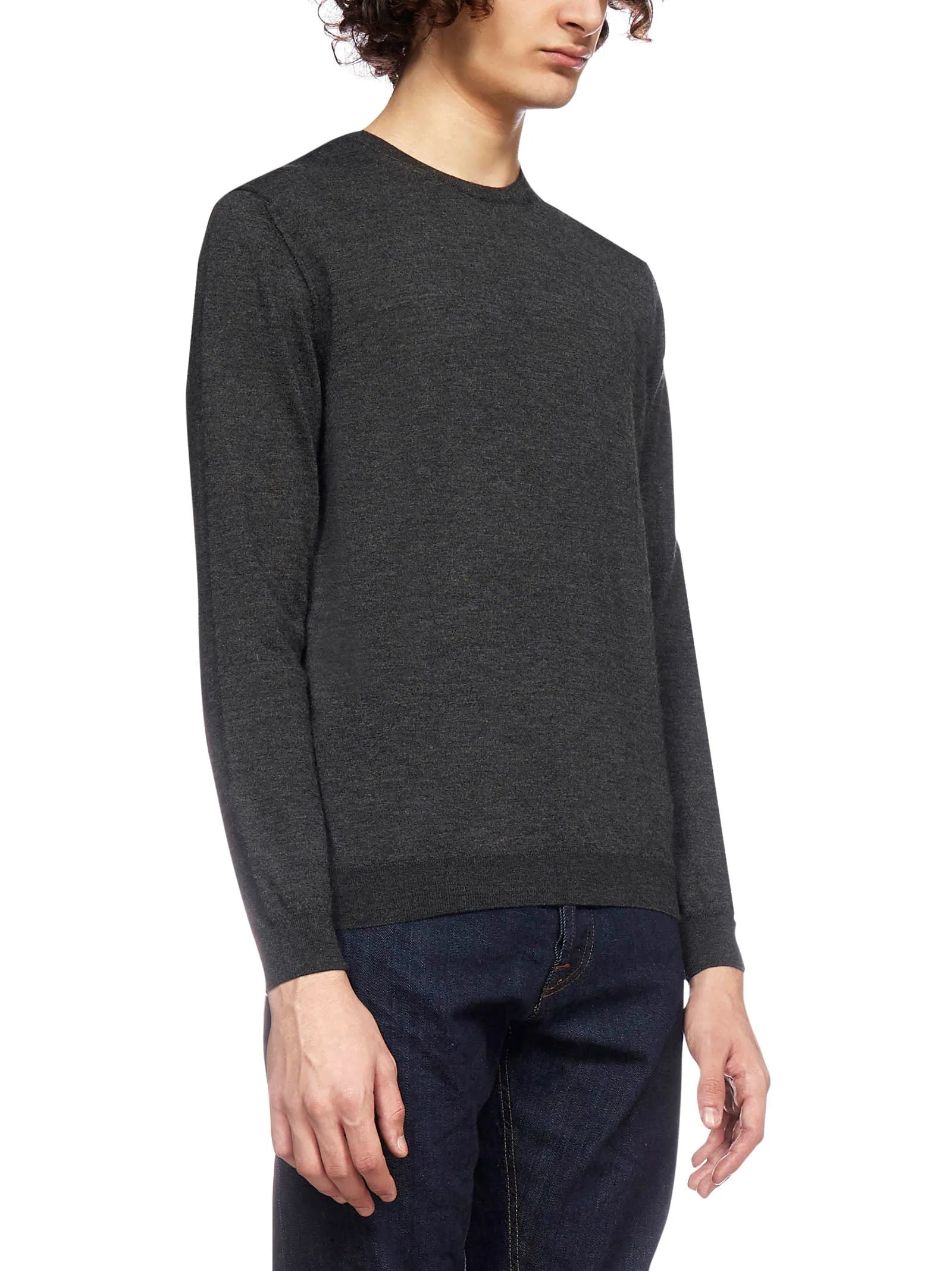 Malo Long Sleeved Crewneck Sweater