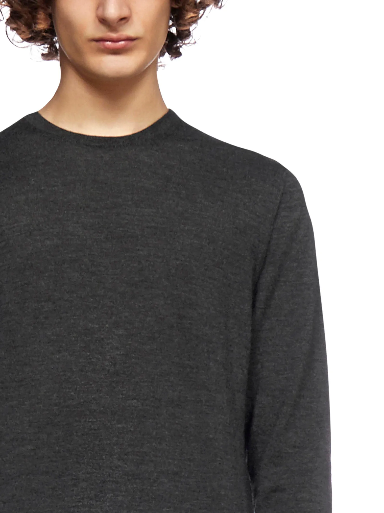 Malo Long Sleeved Crewneck Sweater