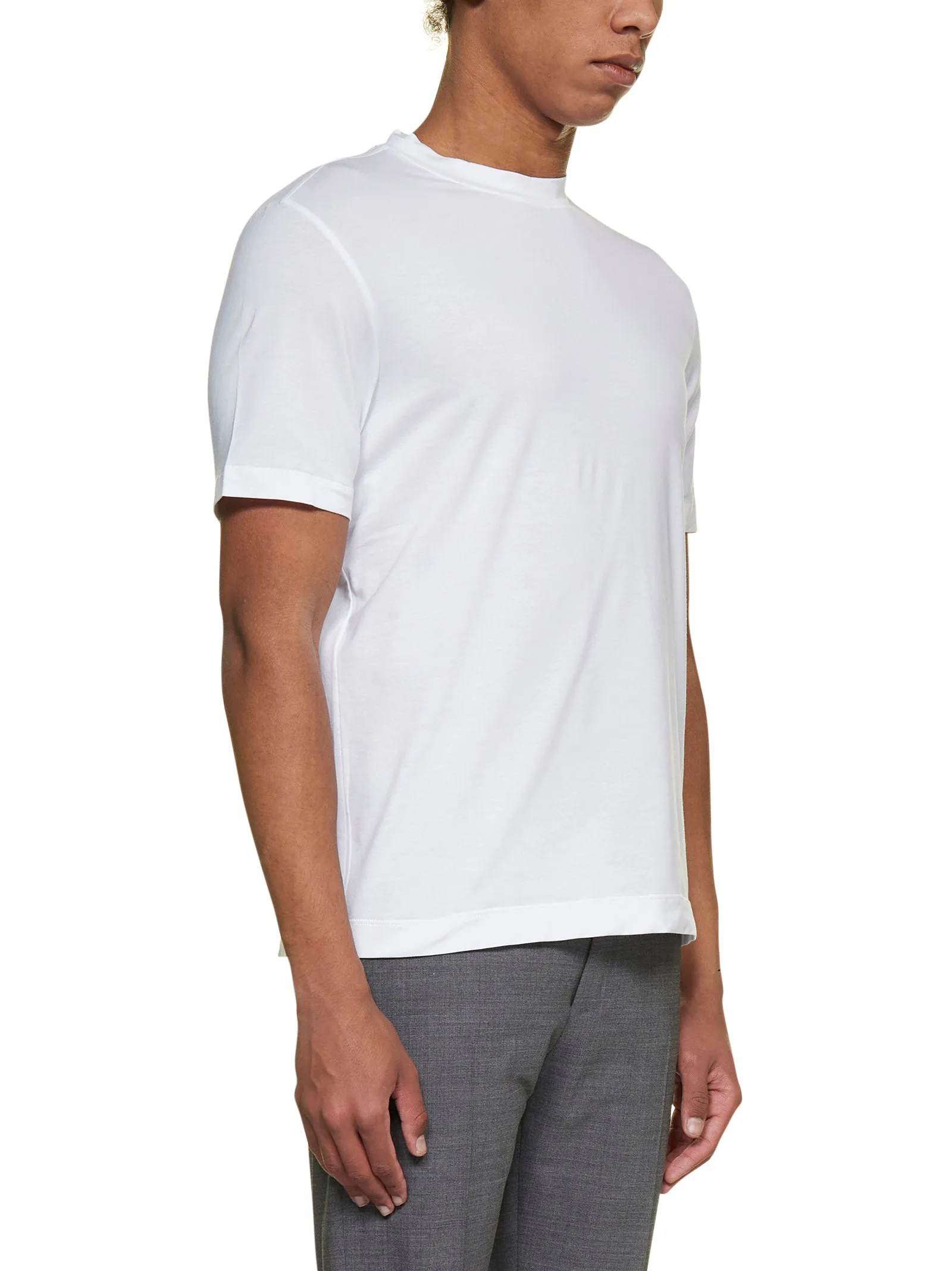 Malo Round Neck Short Sleeved T-Shirt