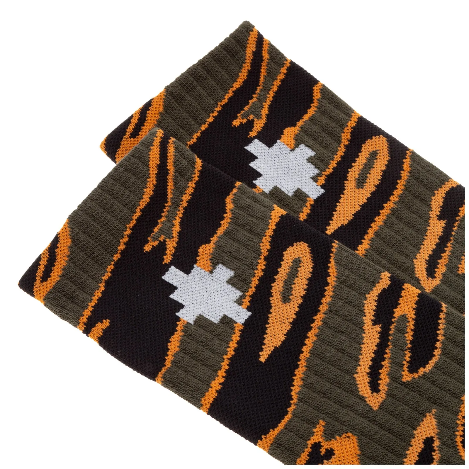 Marcelo Burlon County Of Milan Cross Intarsia Socks