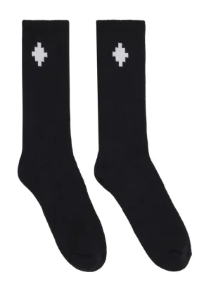 Marcelo Burlon County Of Milan Cross Logo Intarsia Socks