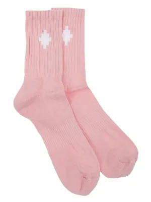 Marcelo Burlon County Of Milan Logo Intarsia Socks