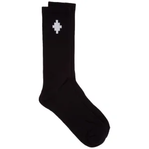 Marcelo Burlon County Of Milan Logo Motif Intarsia Socks
