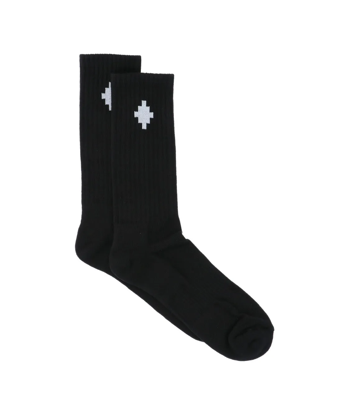 Marcelo Burlon County Of Milan Logo Ribbed Socks