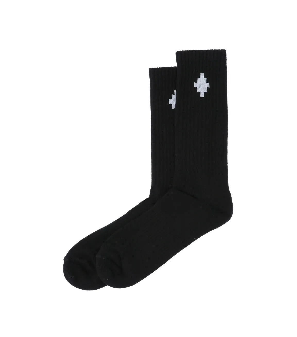 Marcelo Burlon County Of Milan Logo Ribbed Socks