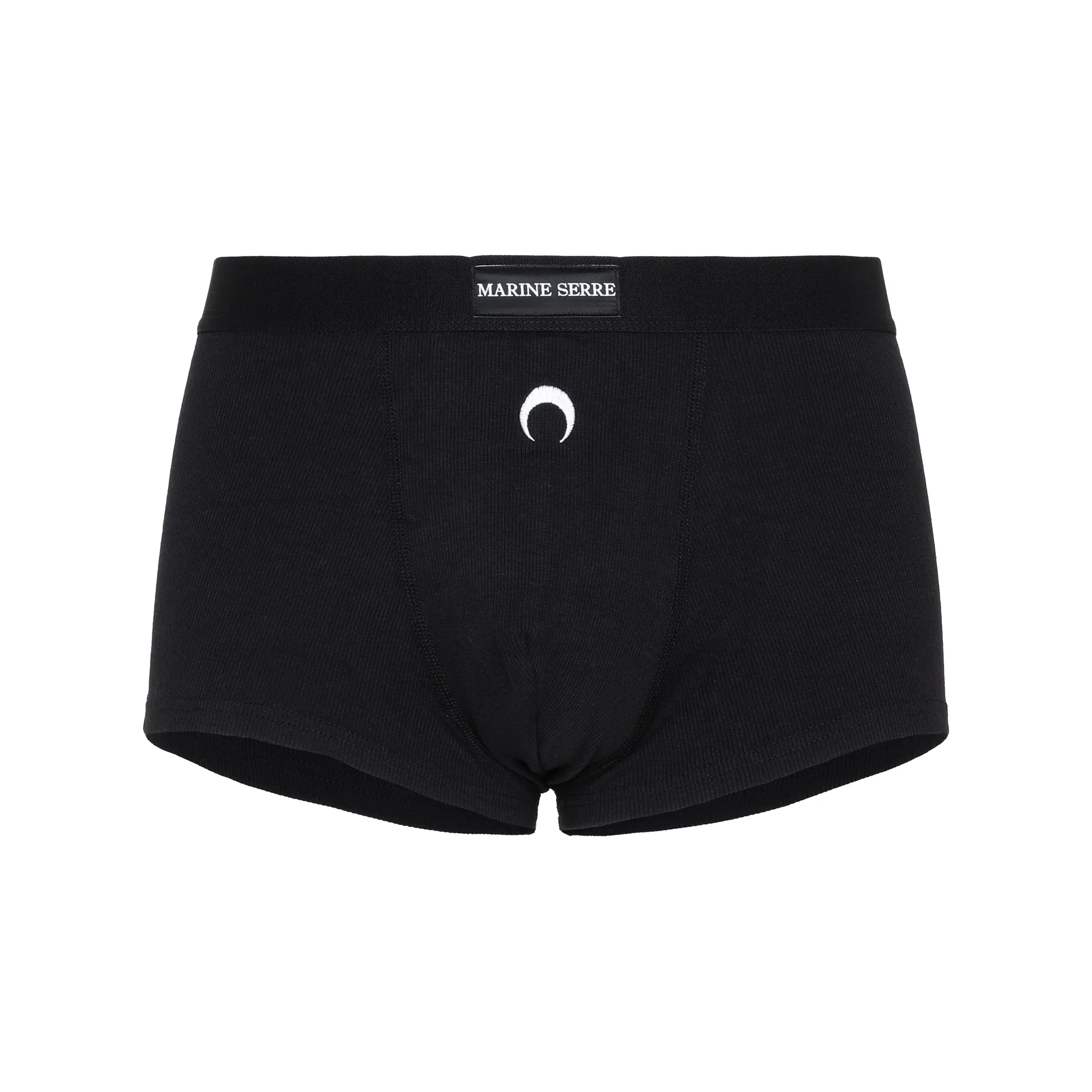 Marine Serre Logo Embroidered Elasticated Waist Boxer