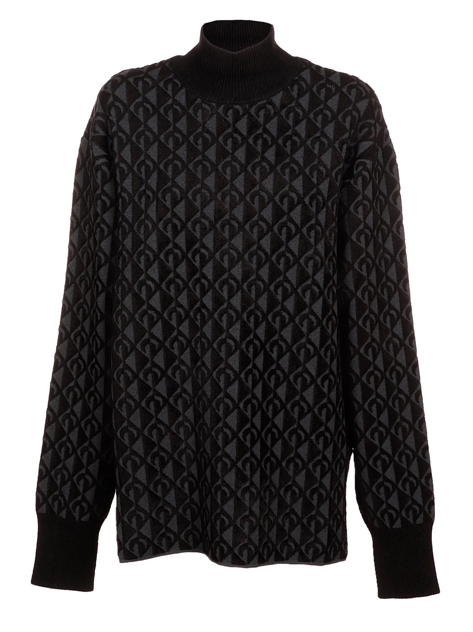 Marine Serre Moon Lozenge Knit Sweater