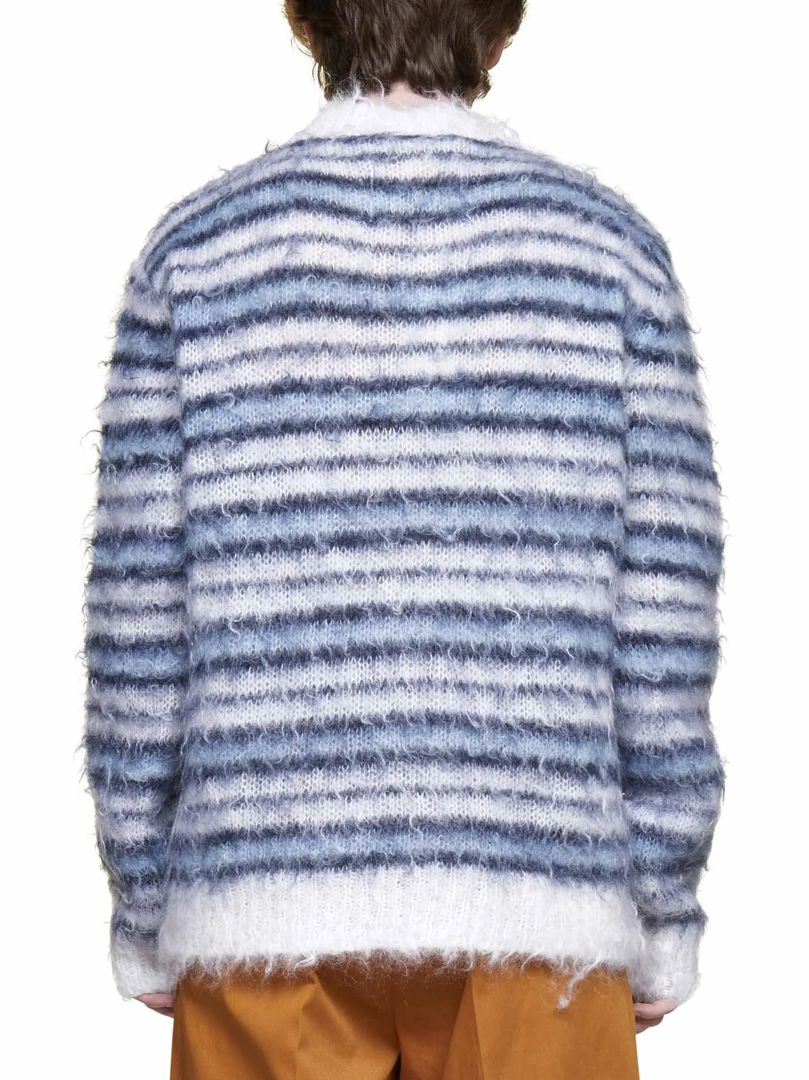 Marni Fluffy Striped Sweater
