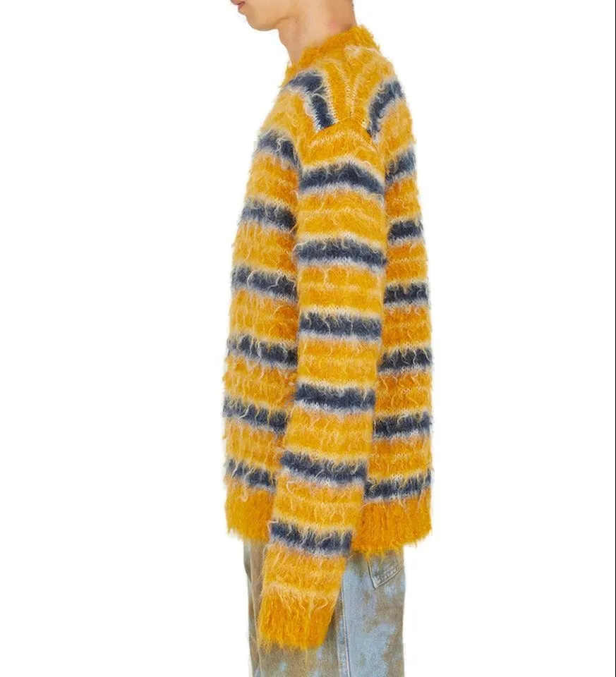 Marni Fluffy Striped Sweater