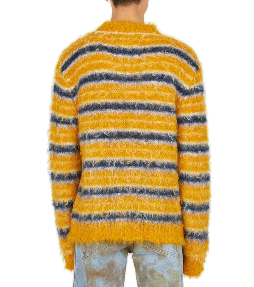 Marni Fluffy Striped Sweater