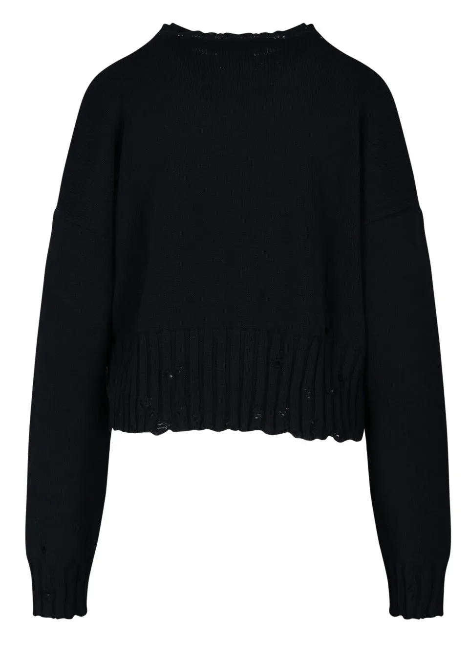 Marni Logo Embroidered Mockneck Sweater