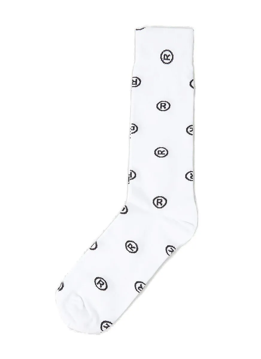 Martine Rose Logo Intarsia Socks