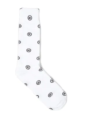 Martine Rose Logo Intarsia Socks