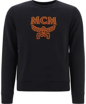 MCM Logo Embroidered Crewneck Sweater