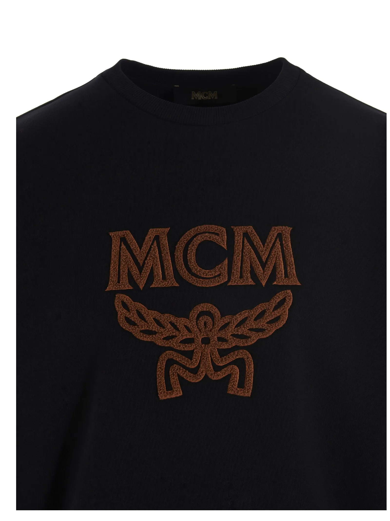 MCM Logo Embroidered Crewneck Sweater