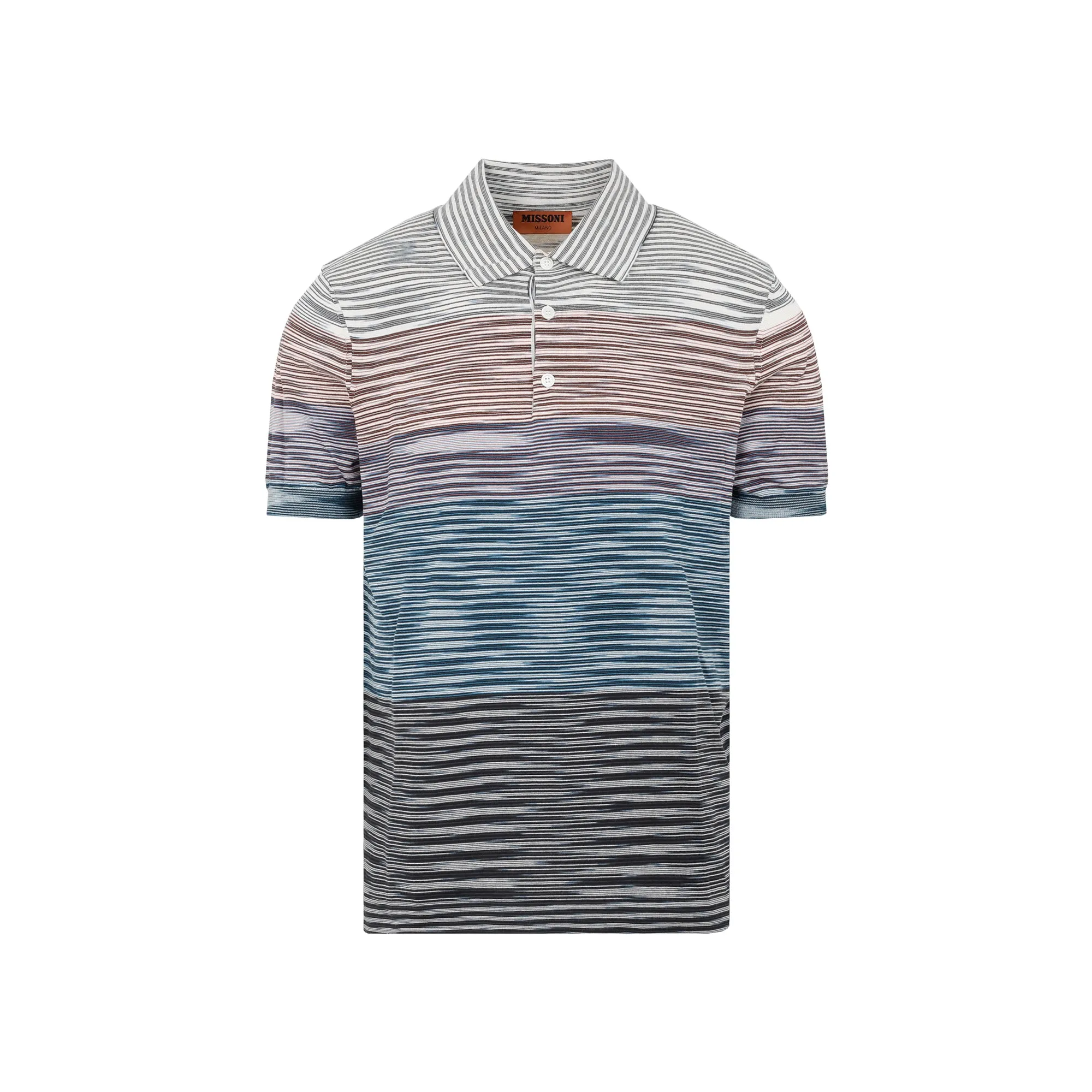 Missoni Striped Straight Hem Polo Shirt