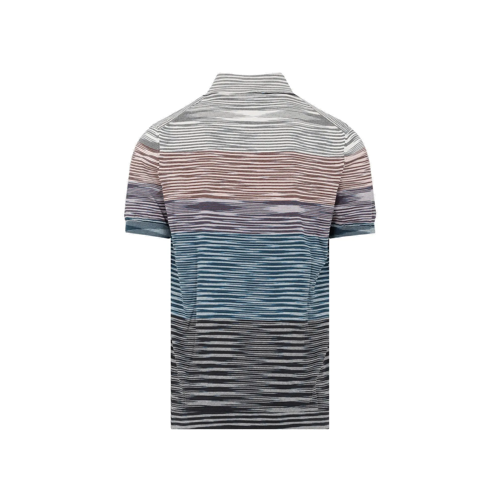 Missoni Striped Straight Hem Polo Shirt