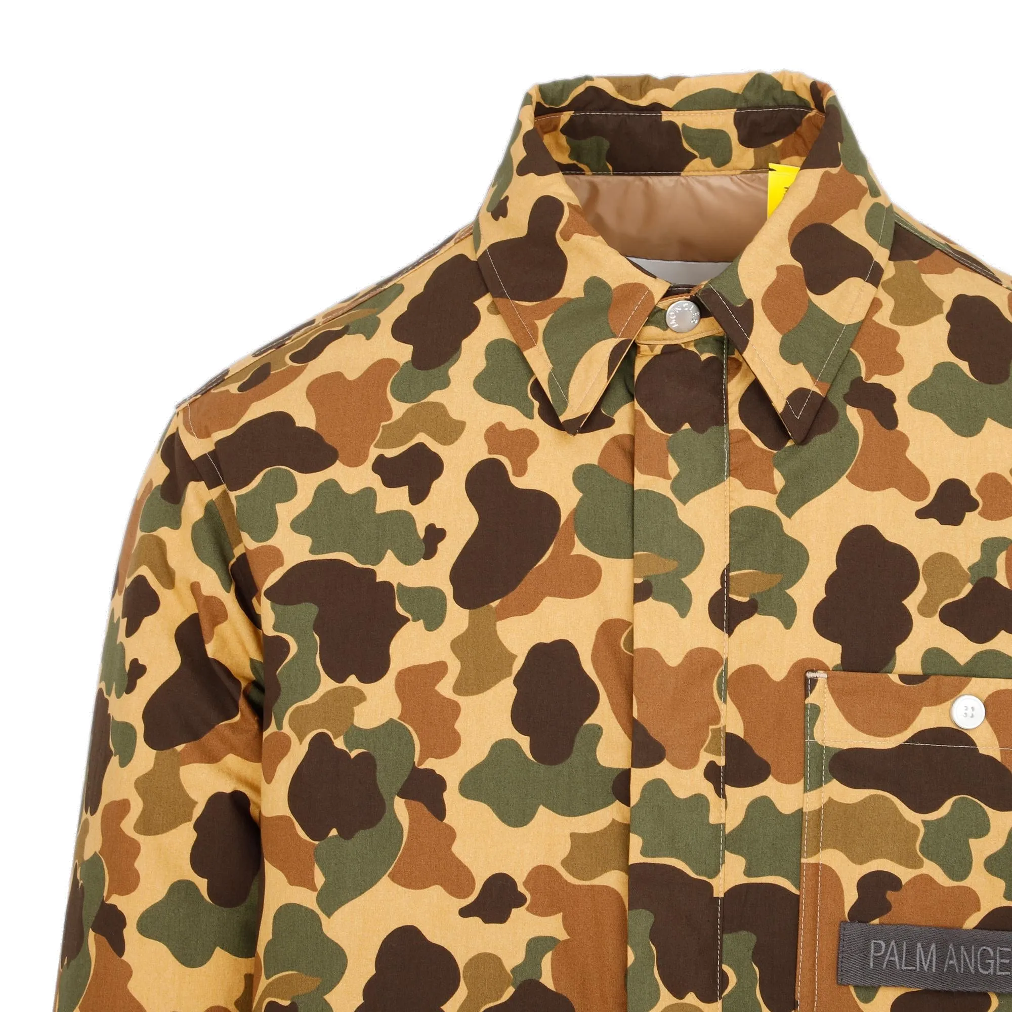 Moncler X Palm Angels Camouflage Printed Coat
