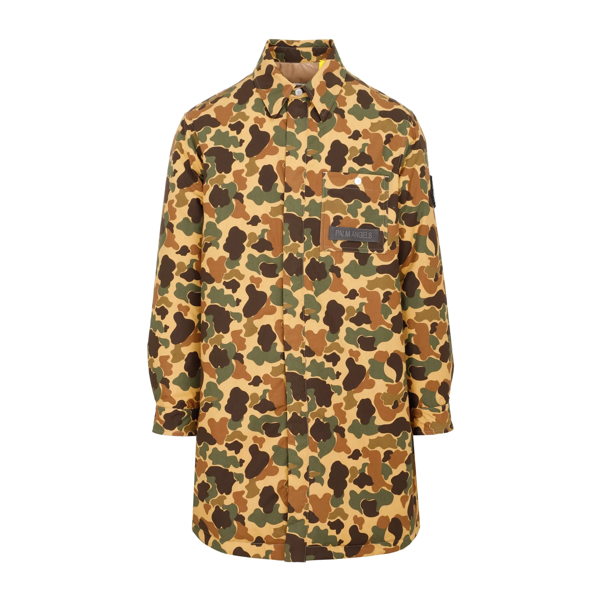 Moncler X Palm Angels Camouflage Printed Coat