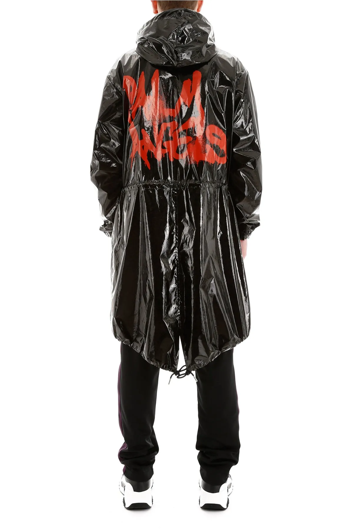 Moncler X Palm Angels Logo Trench Coat