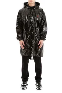 Moncler X Palm Angels Logo Trench Coat