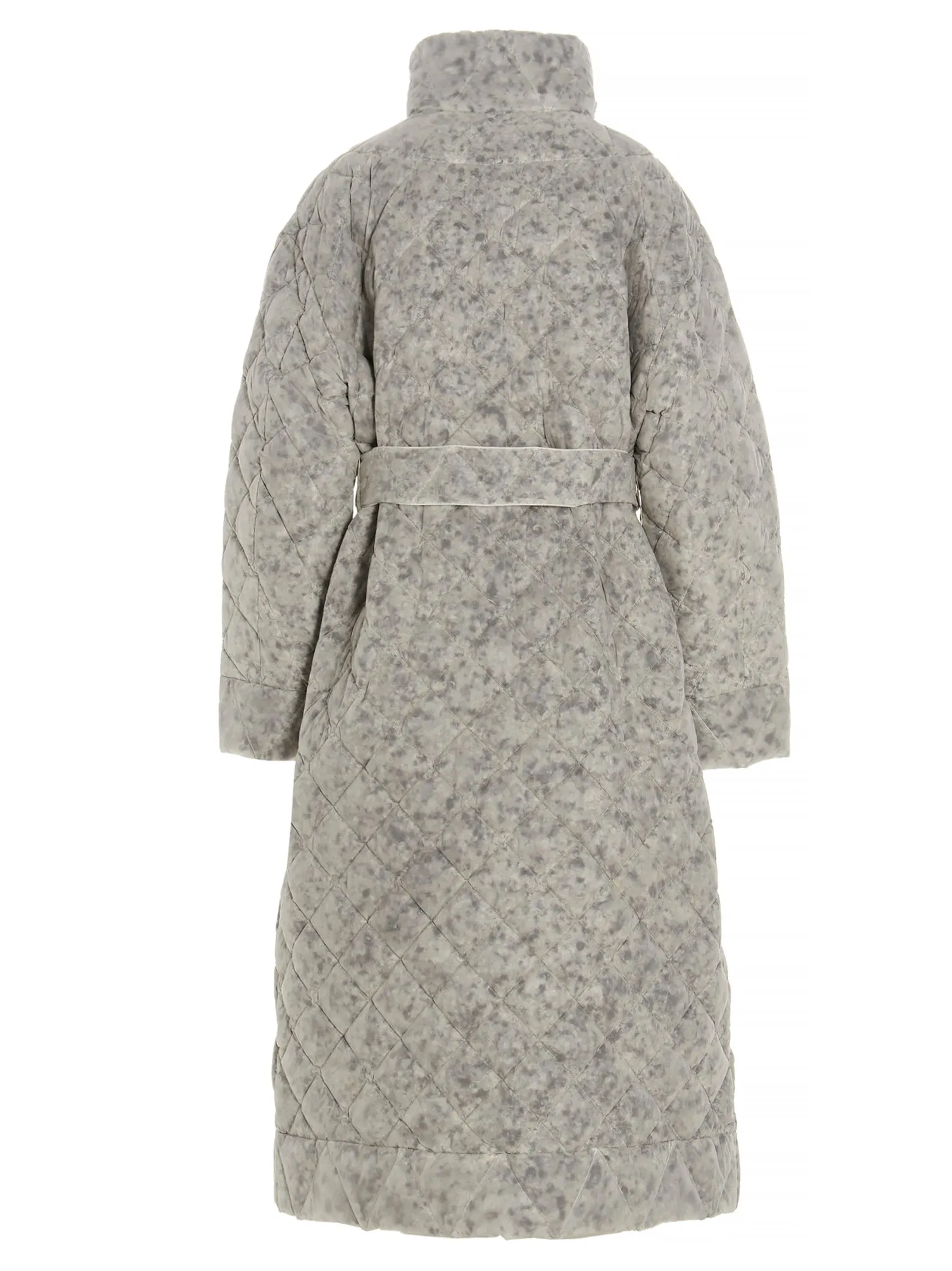 Moose Knuckles Quilted High-Neck Belted Coat