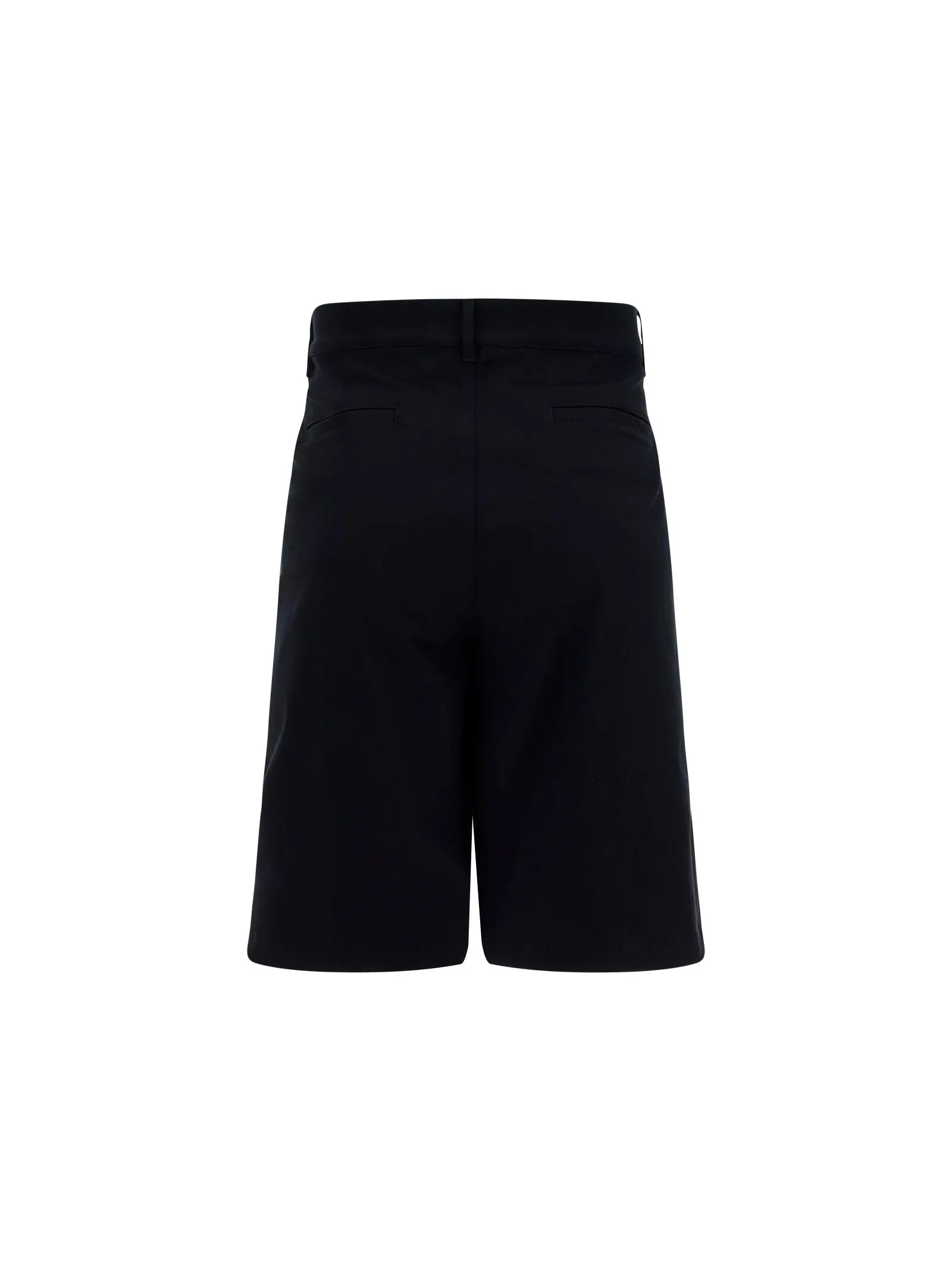 Moschino Button Detailed Logo Plaque Shorts