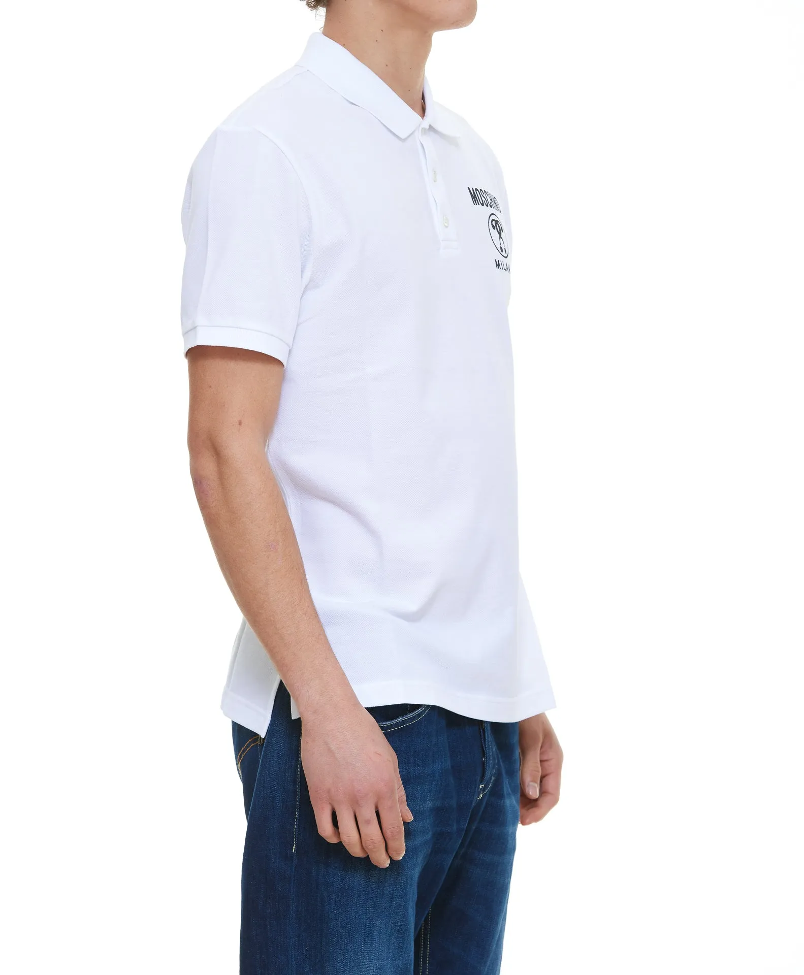 Moschino Double Question Mark Polo Shirt