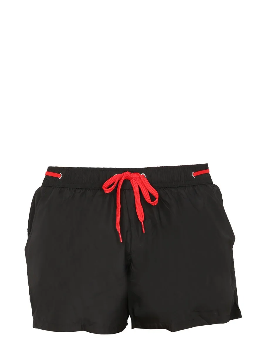 Moschino Drawstring Swim Trunks