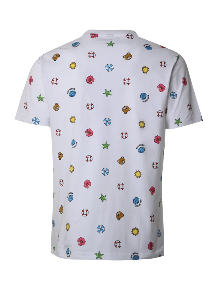 Moschino Graphic Printed Crewneck T-Shirt