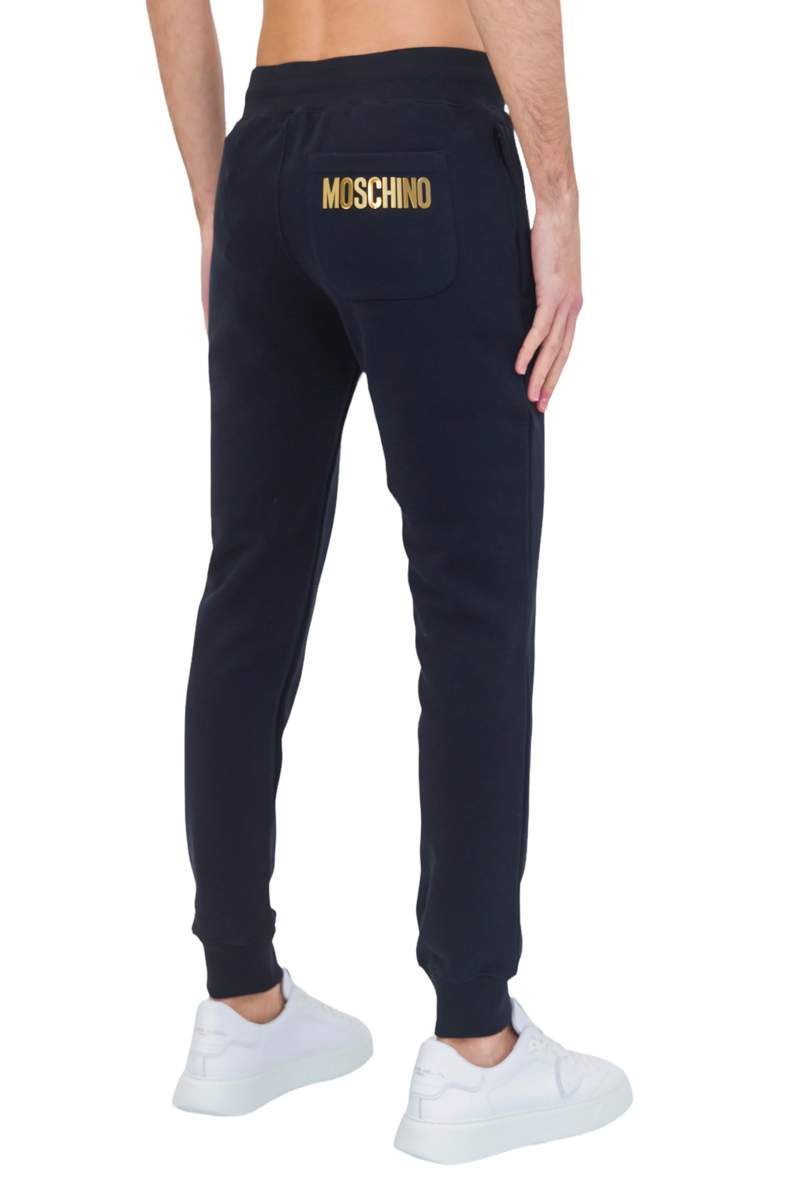 Moschino Logo Patch Jogging Pants