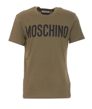 Moschino Logo-Print Crewneck T-Shirt