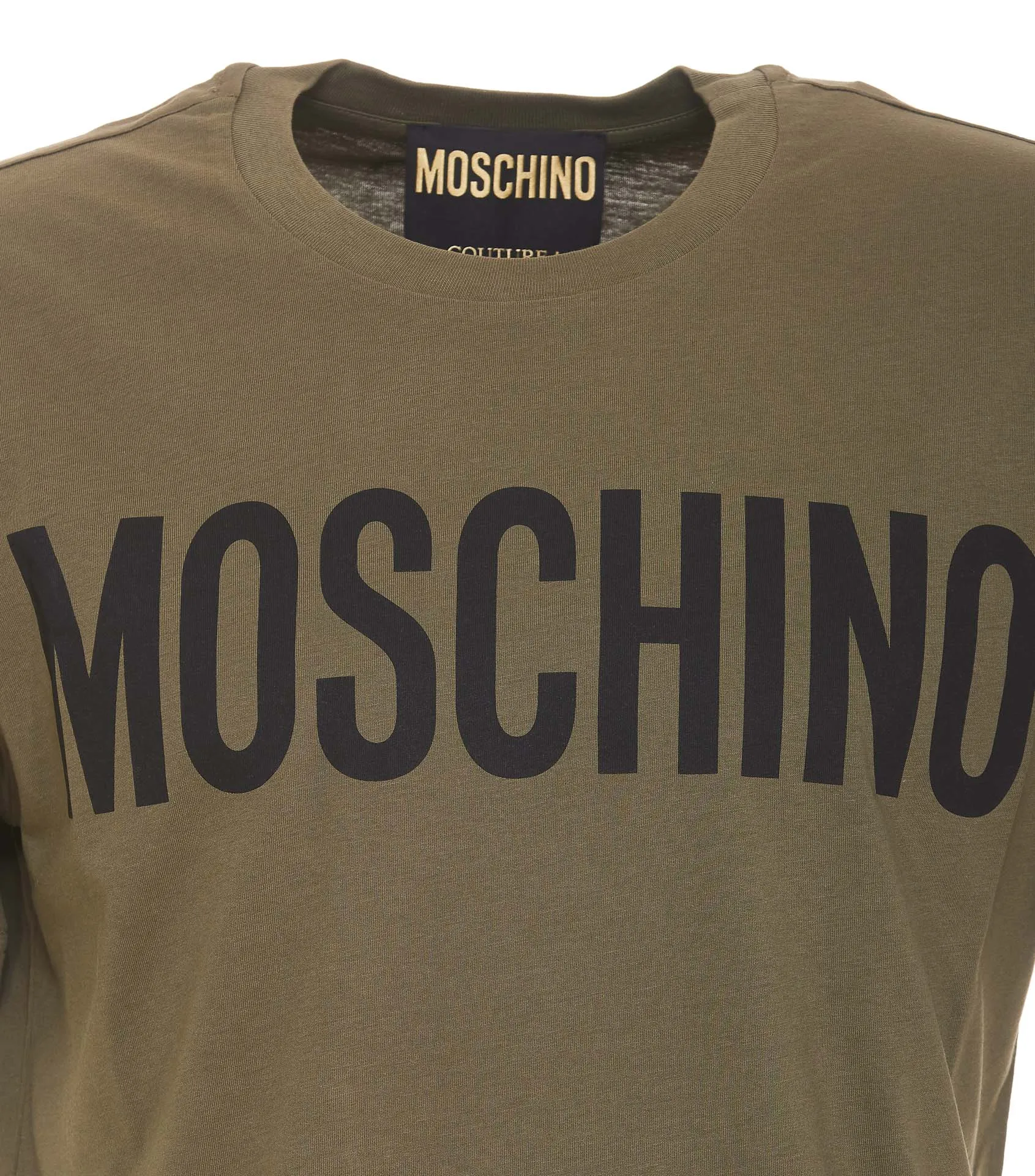 Moschino Logo-Print Crewneck T-Shirt