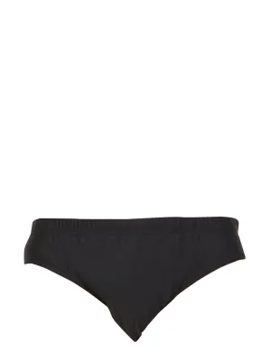 Moschino Logo Print Swim Briefs