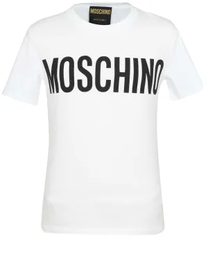 Moschino Logo Printed Crewneck T-Shirt