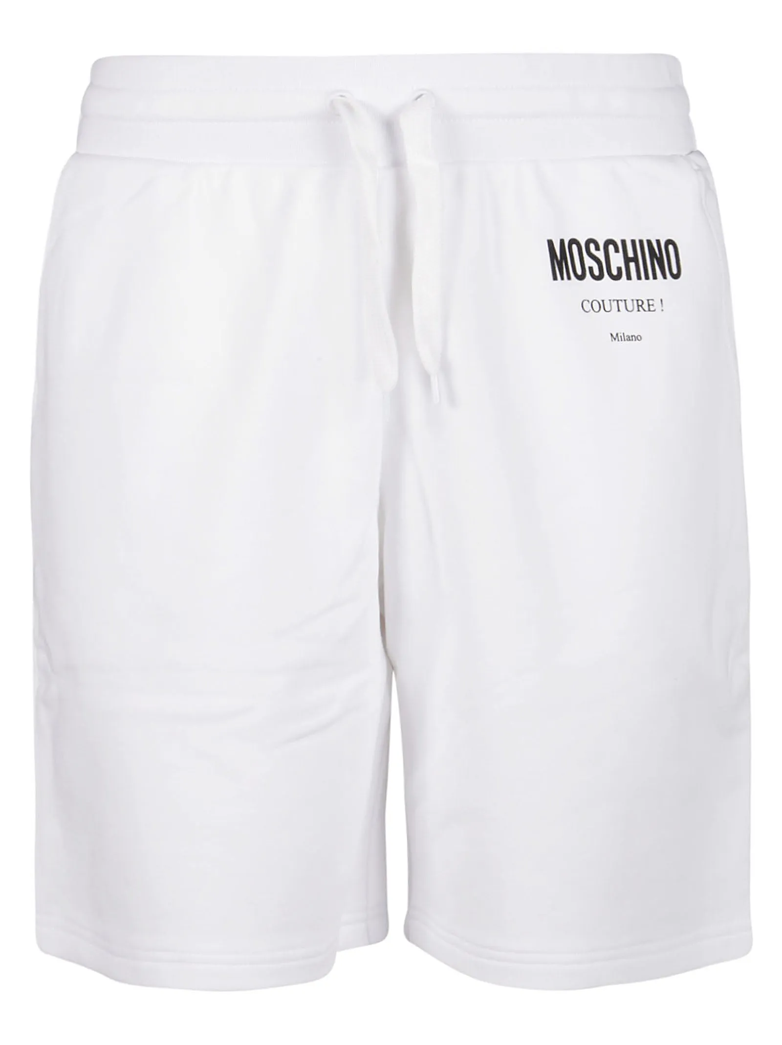 Moschino Logo Printed Drawstring Shorts