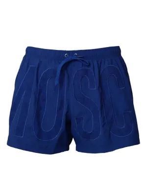 Moschino Maxi Logo Print Swim Shorts