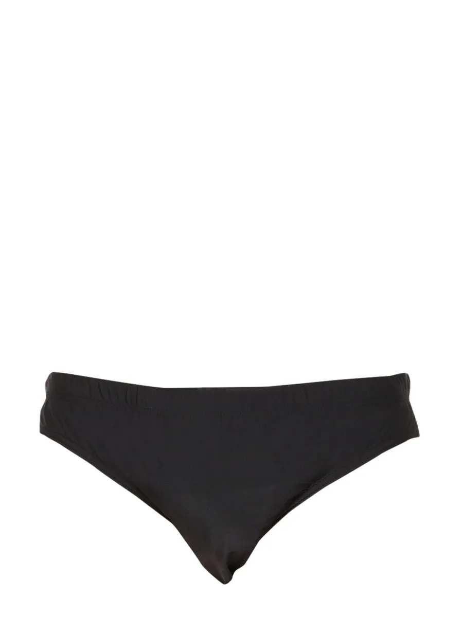 Moschino Rear Logo Print Swimming Briefs