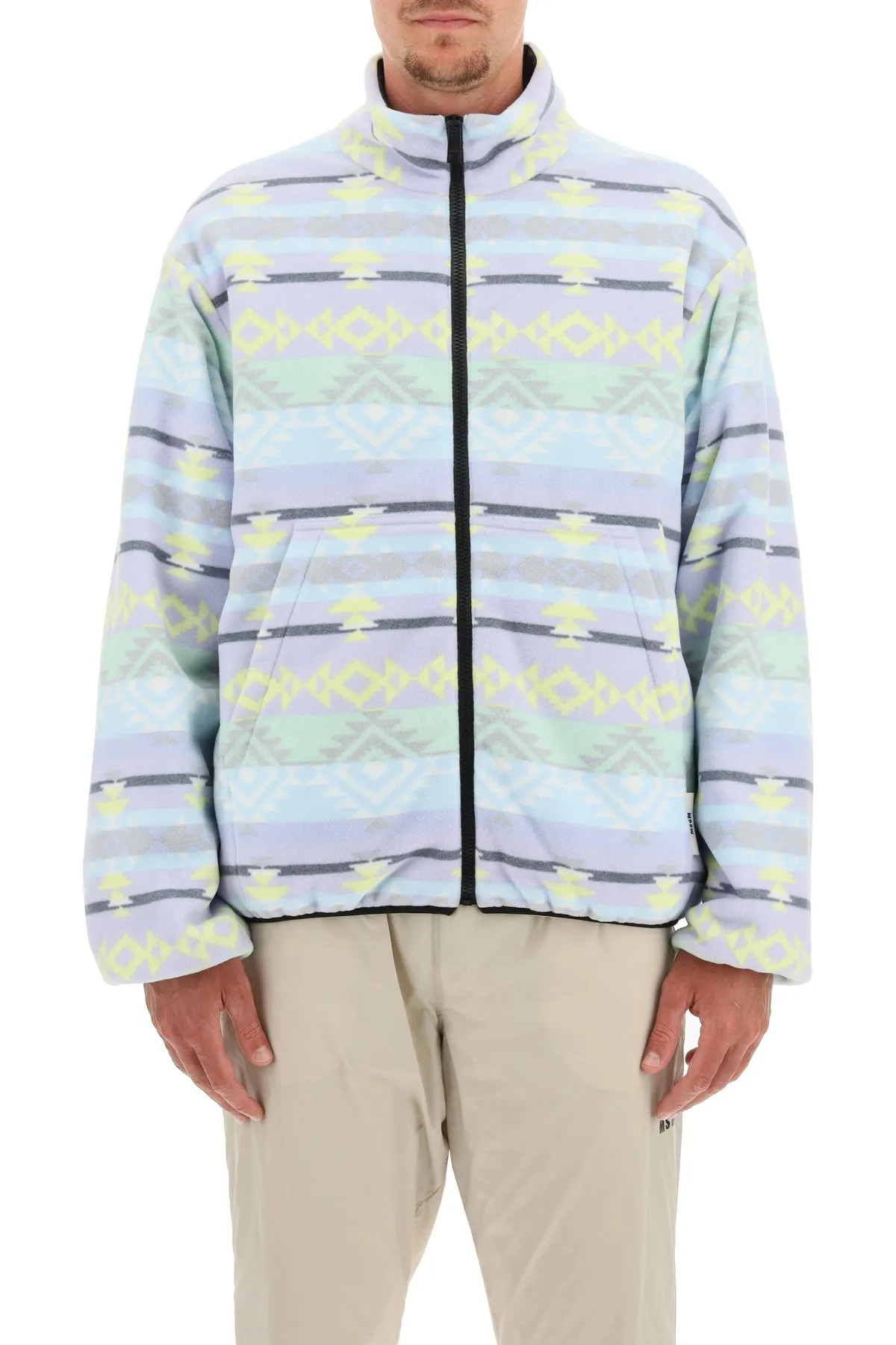 MSGM Abstract Pattern Printed Jacket