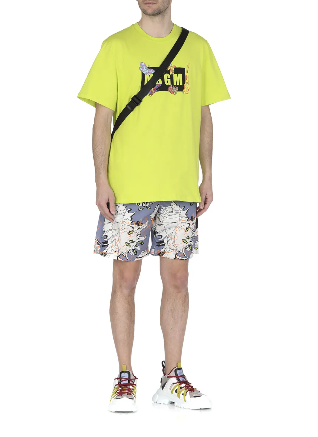 MSGM All-Over Printed Bermuda Shorts