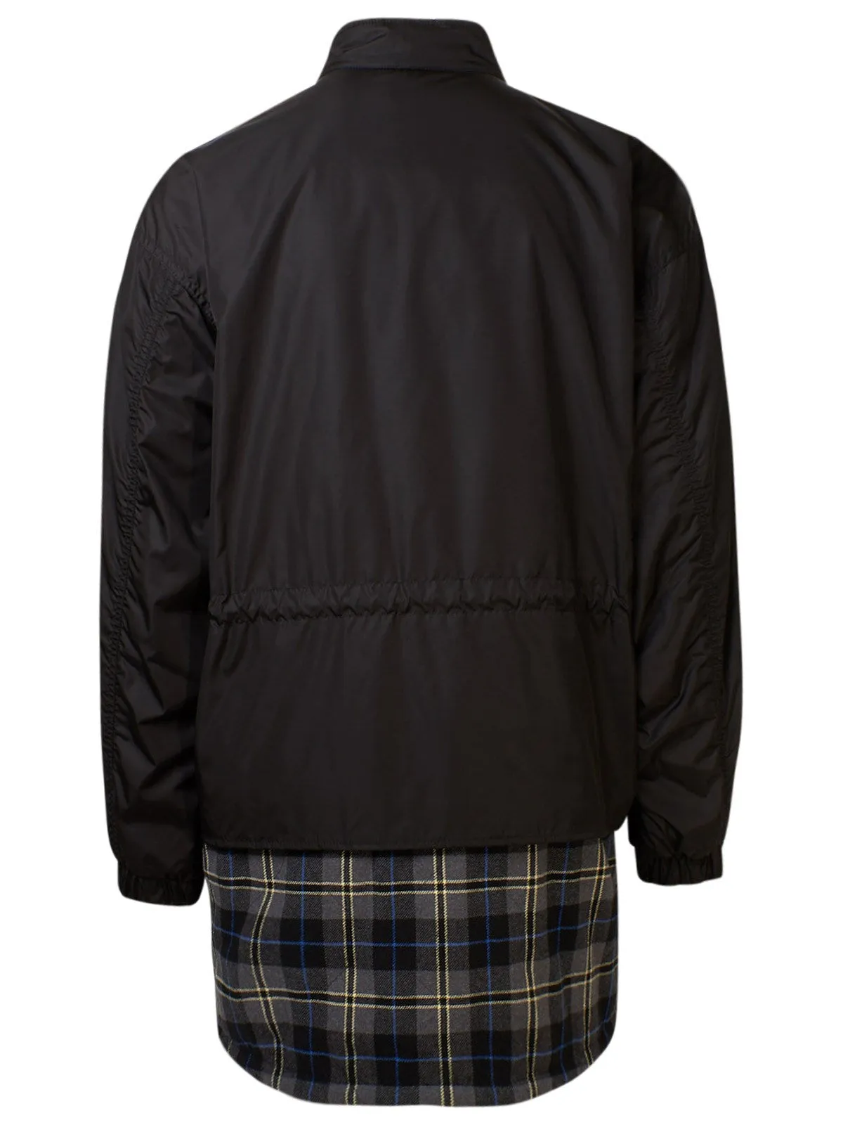 MSGM Checked High-Neck Jacket