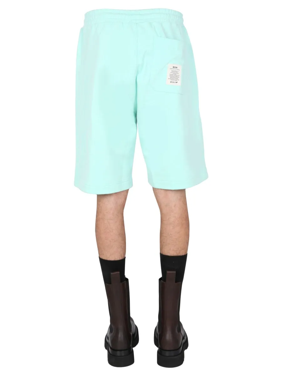 MSGM Drawstring Bermuda Shorts
