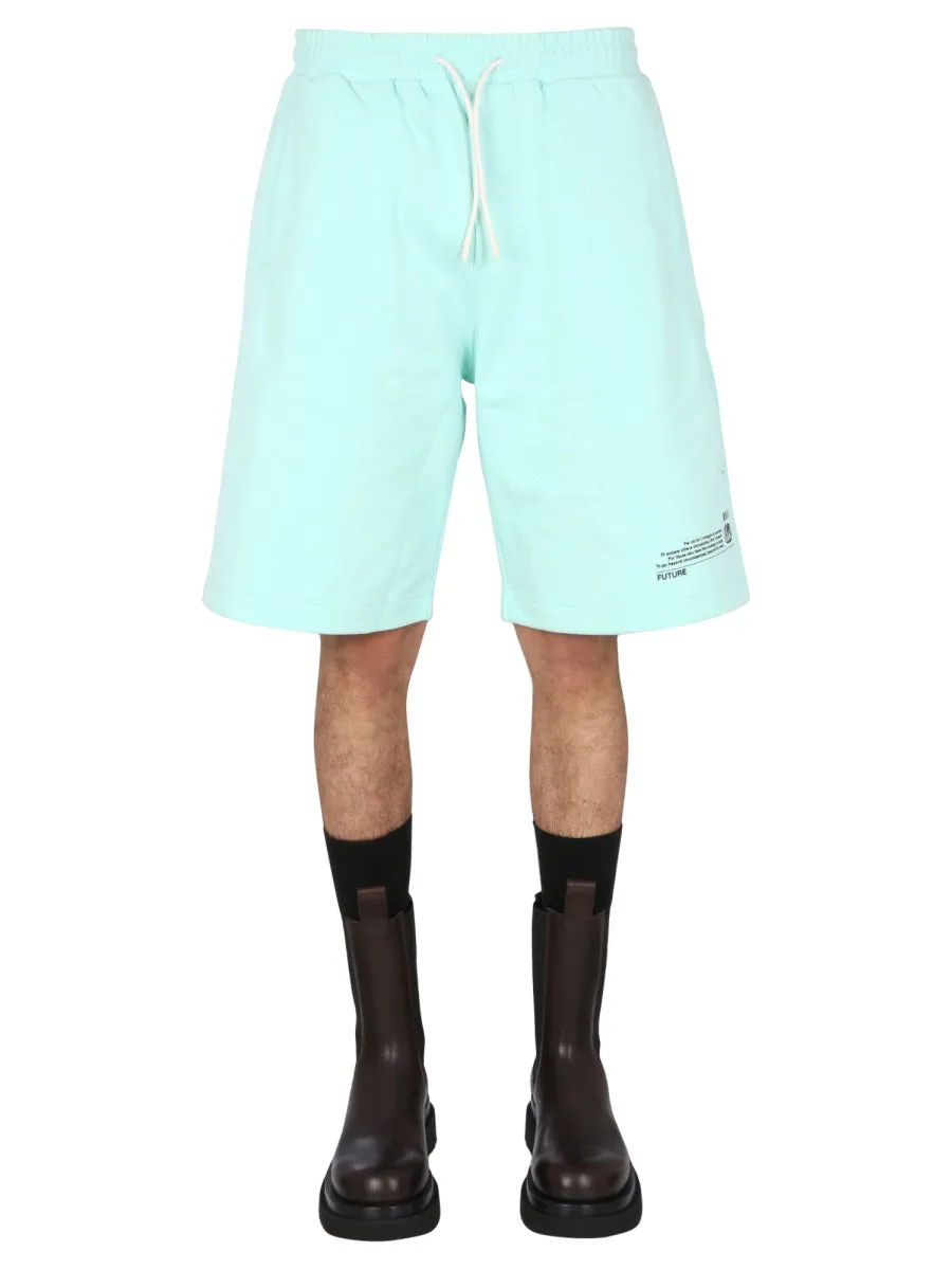 MSGM Drawstring Bermuda Shorts