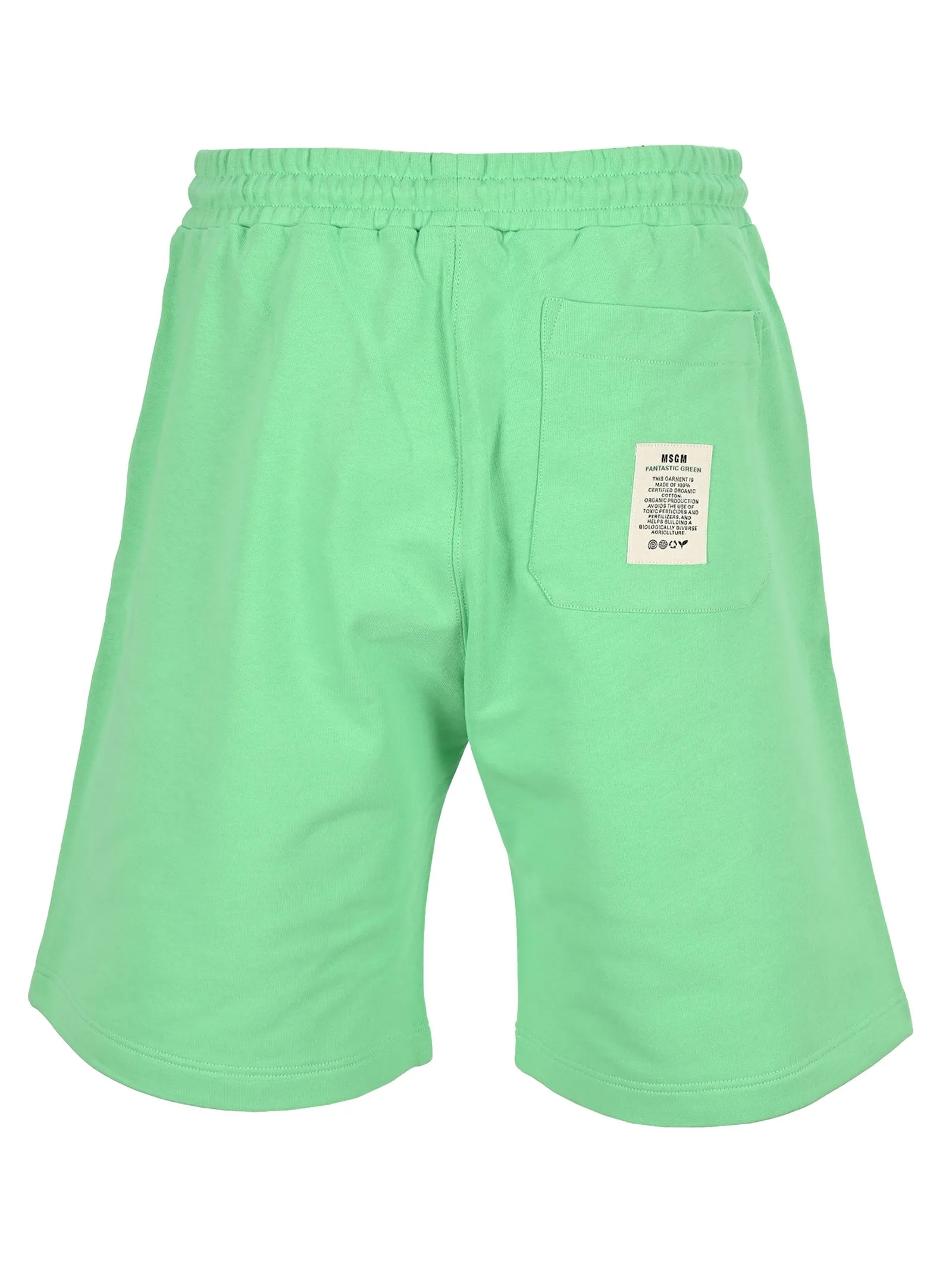 MSGM Logo Printed Drawstring Shorts